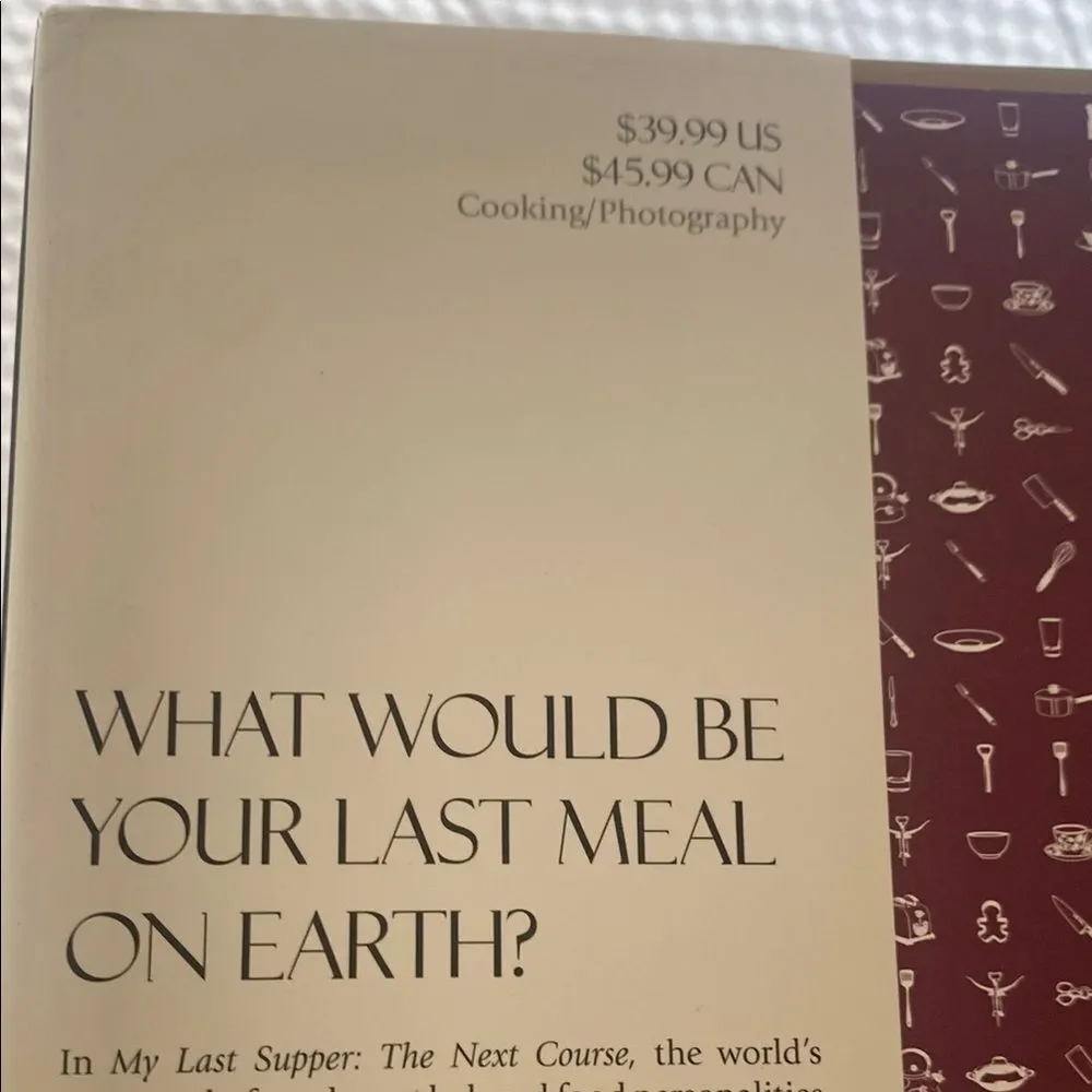 My Last Supper “The Next Course”Hardcover Book by Melanie Dunea - Picture 4 of 16